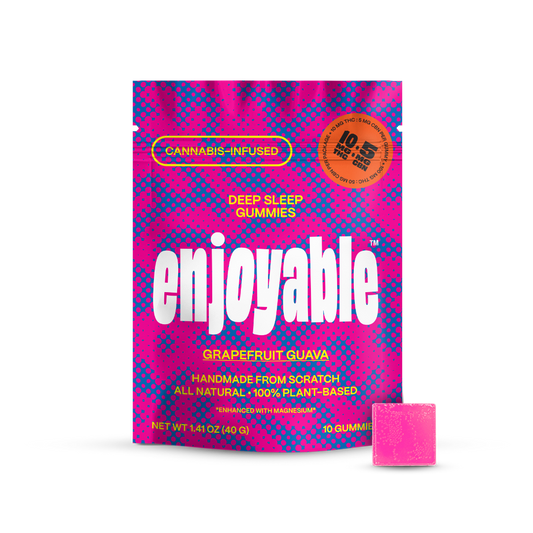 enjoyable Deep Sleep THC Gummies - Grapefruit Guava 10 MG