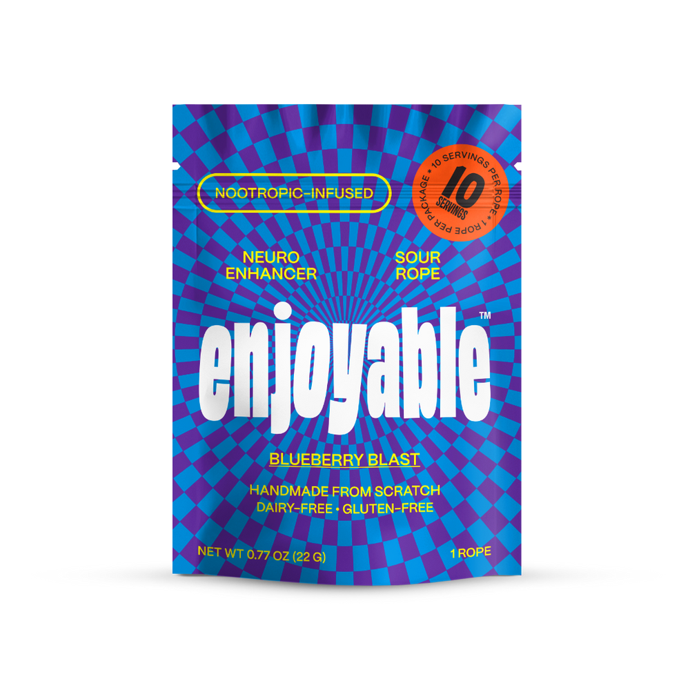 enjoyable Mushroom Sour Rope - Blueberry Blast