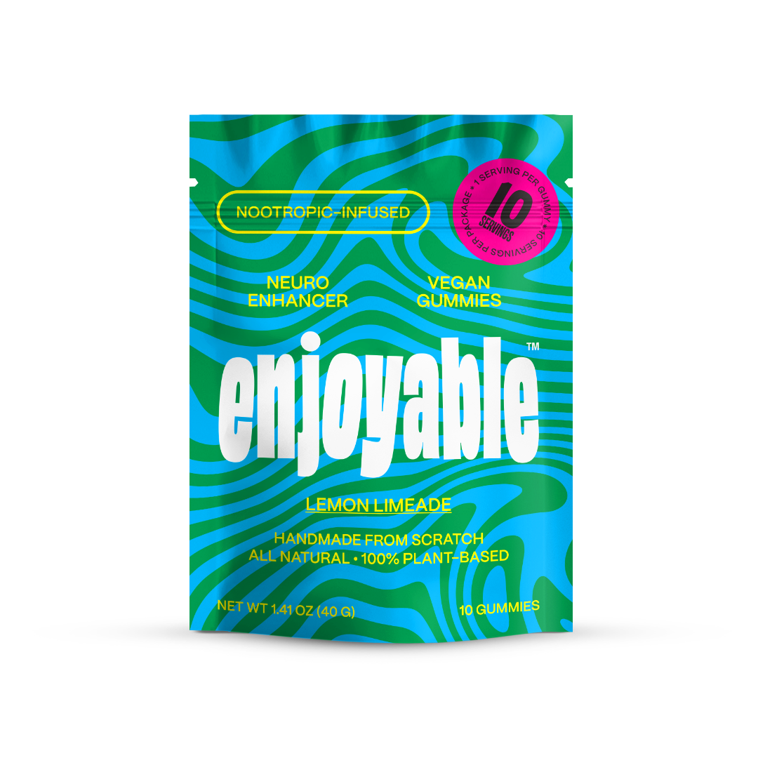 enjoyable Mushroom Gummies - Lemon Limeade 10 Count