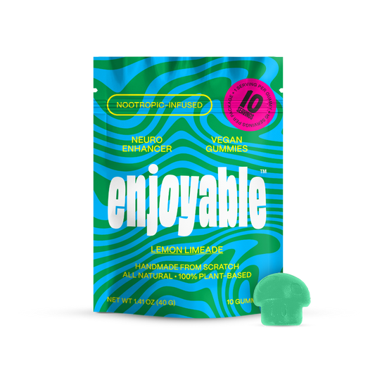 enjoyable Mushroom Gummies - Lemon Limeade 10 Count