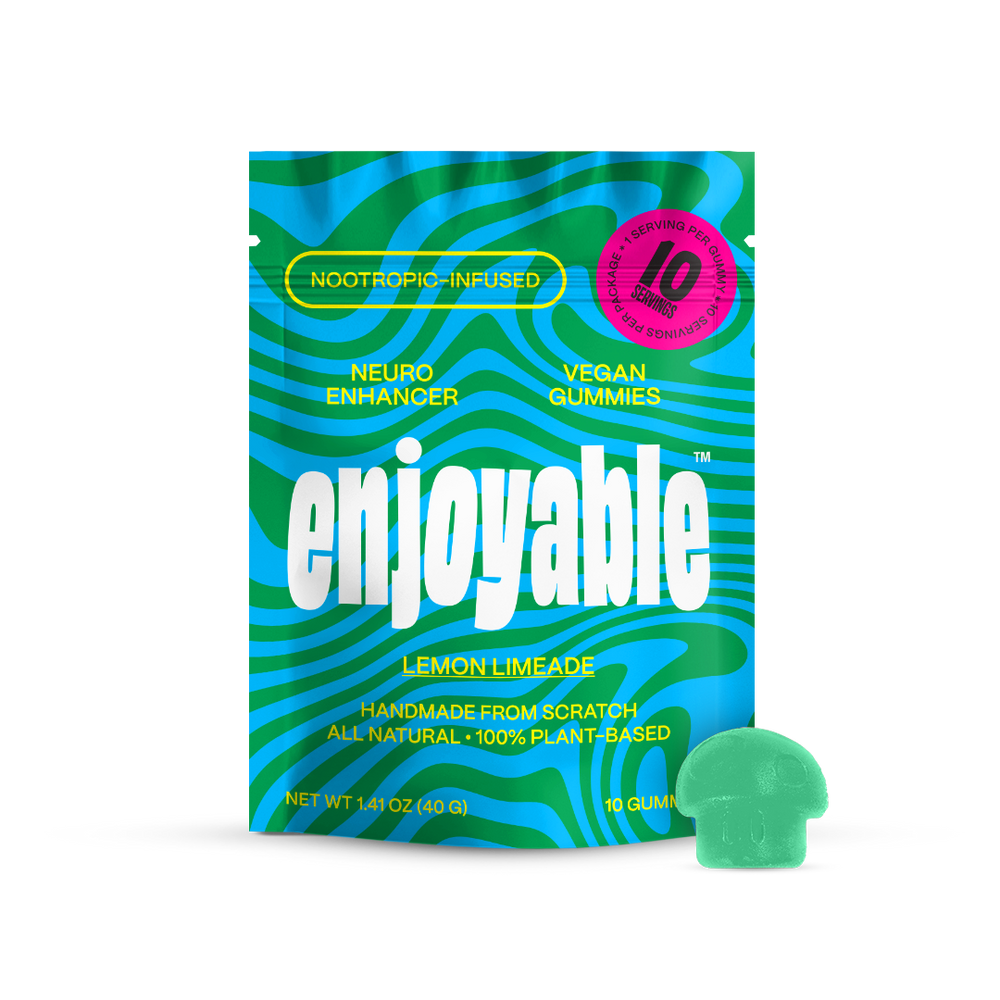 enjoyable Mushroom Gummies - Lemon Limeade 10 Count