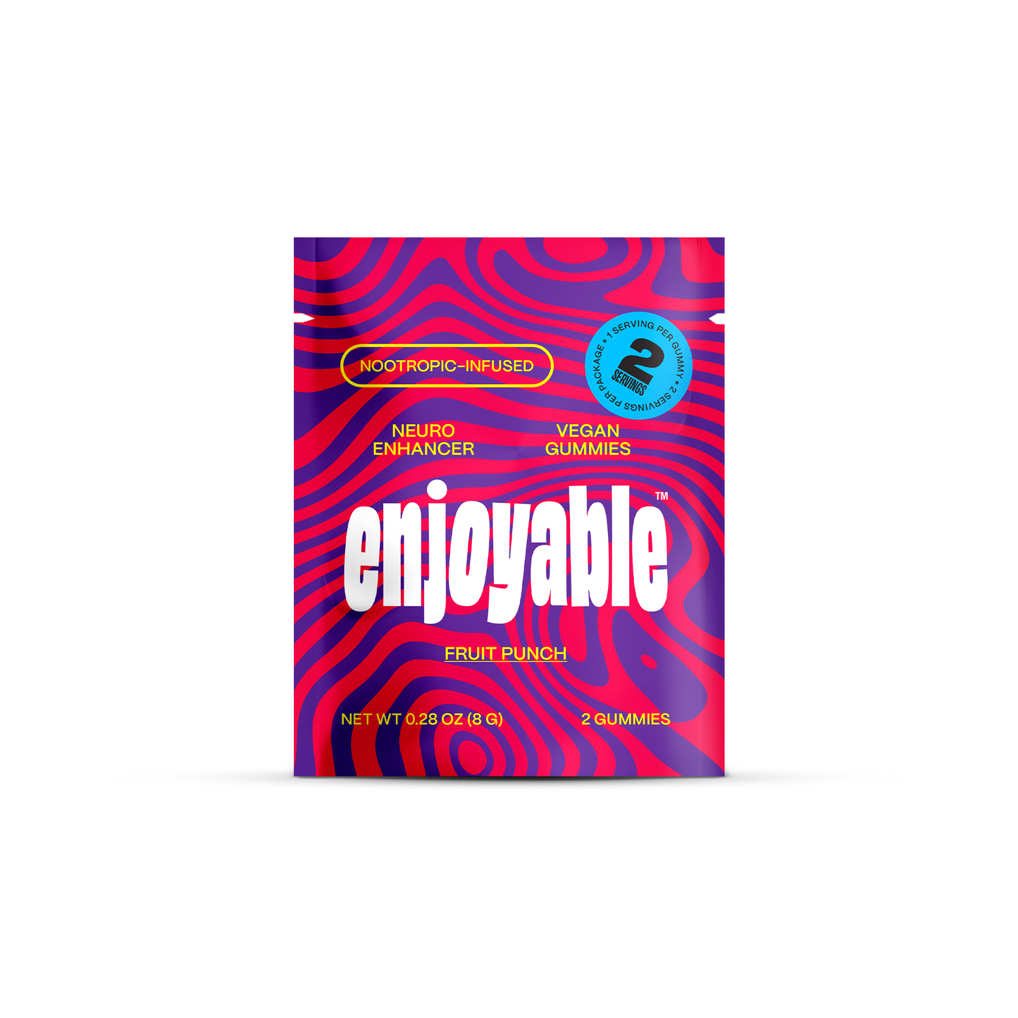 enjoyable Mushroom Gummies - Fruit Punch 10 Count