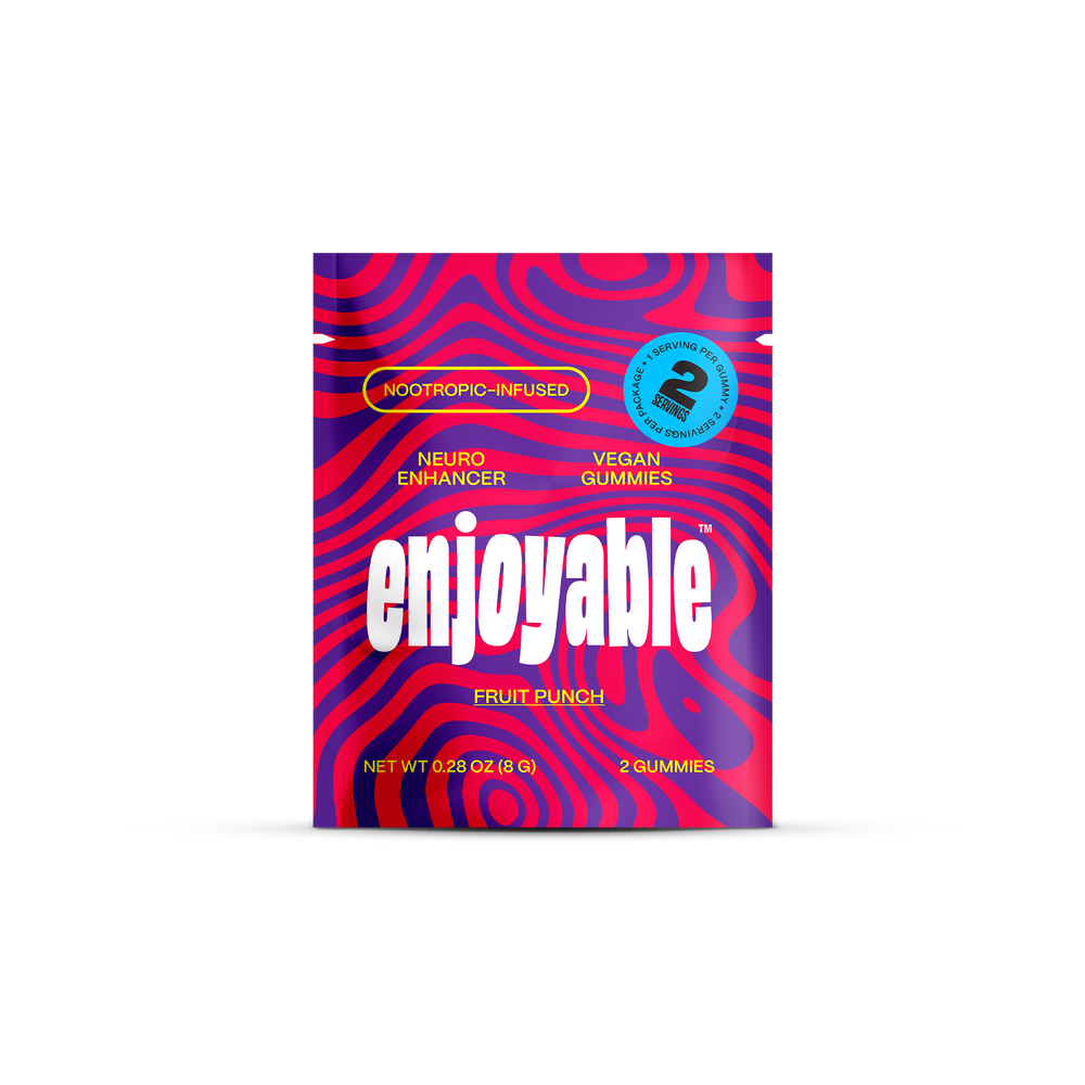 enjoyable Mushroom Gummies - Fruit Punch 10 Count