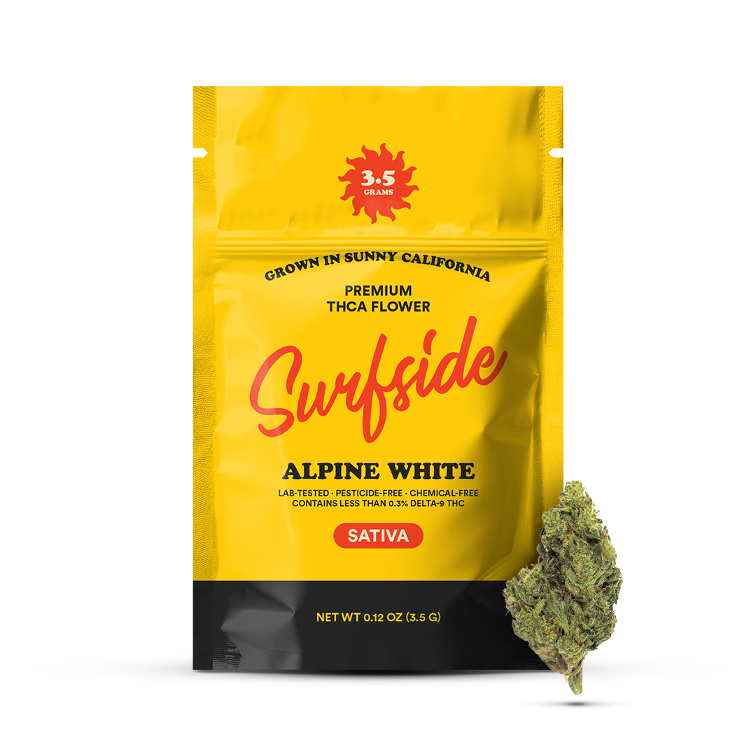 Surfside Premium THCa Flower - Alpine White