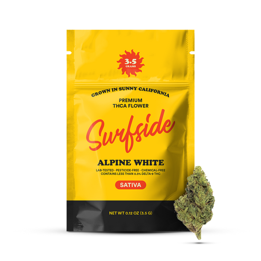 Surfside Premium THCa Flower - Alpine White