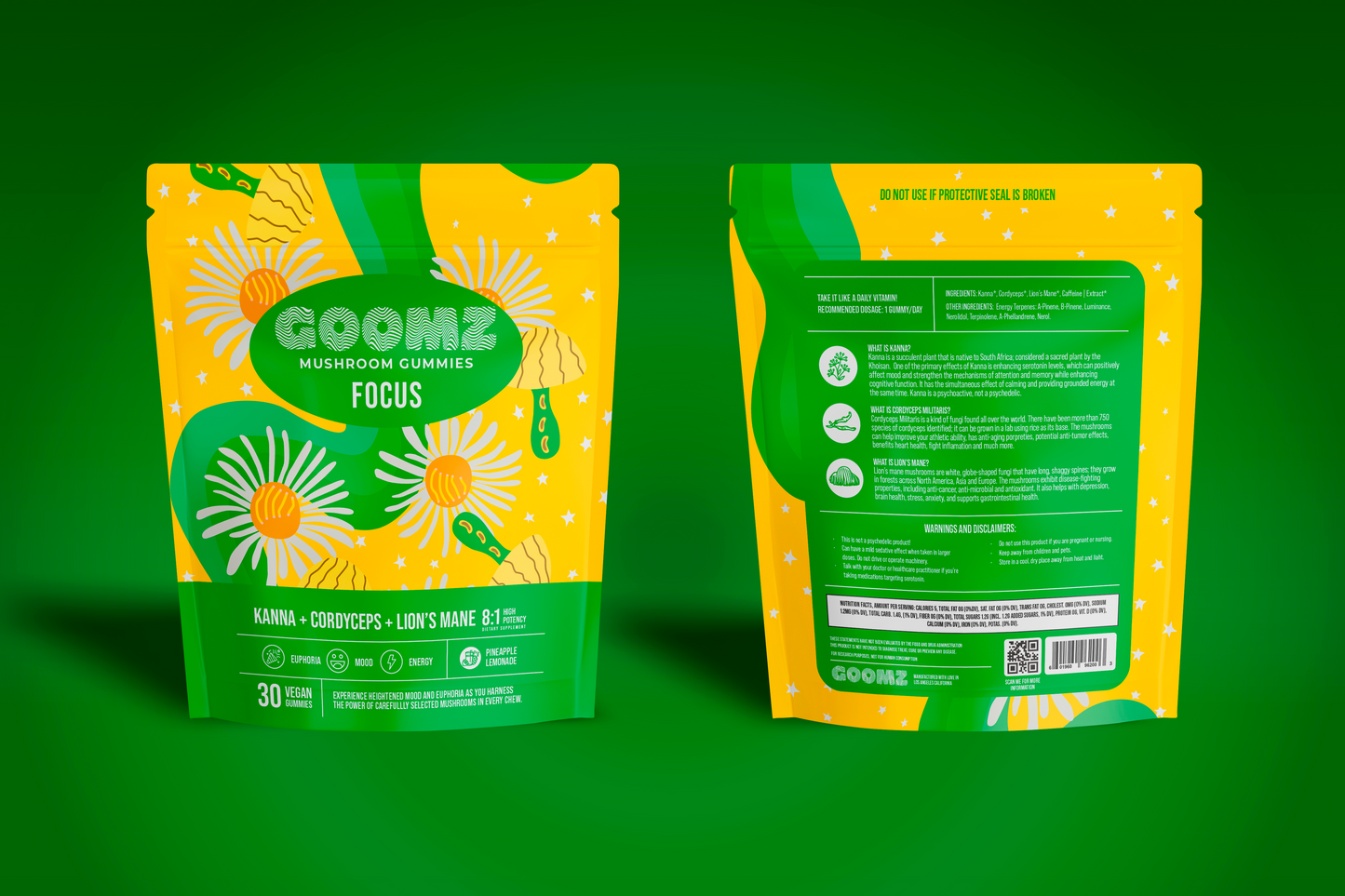 GOOMZ Functional Mushroom Gummies - Focus