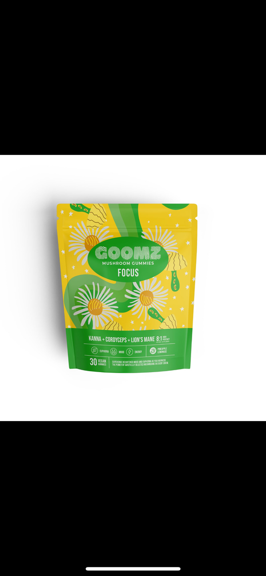 GOOMZ Focus Energy Gummies  - pineapple lemonade