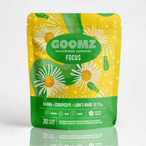 GOOMZ Focus Energy Gummies - Pineapple Lemonade