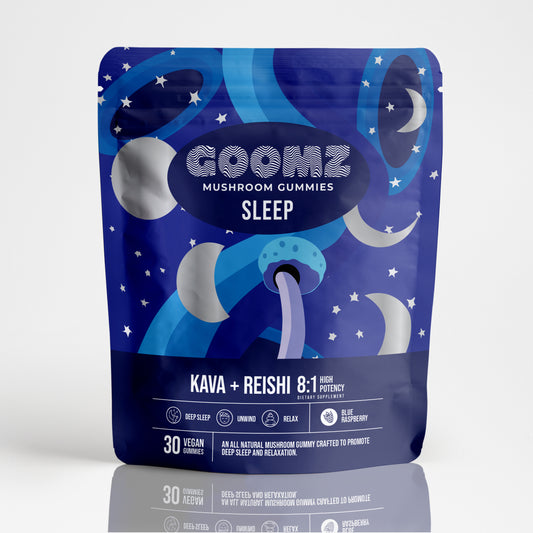 GOOMZ Mushroom Sleep Gummies - Blue Raspberry