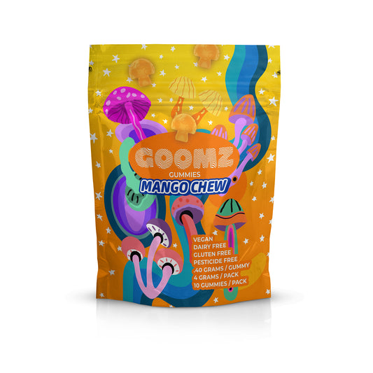 Goomz Nootrpic Mushroom Gummies - Mango Chew