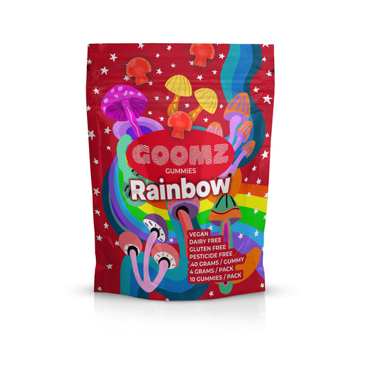 Goomz Nootrpic Mushroom Gummies - Rainbow