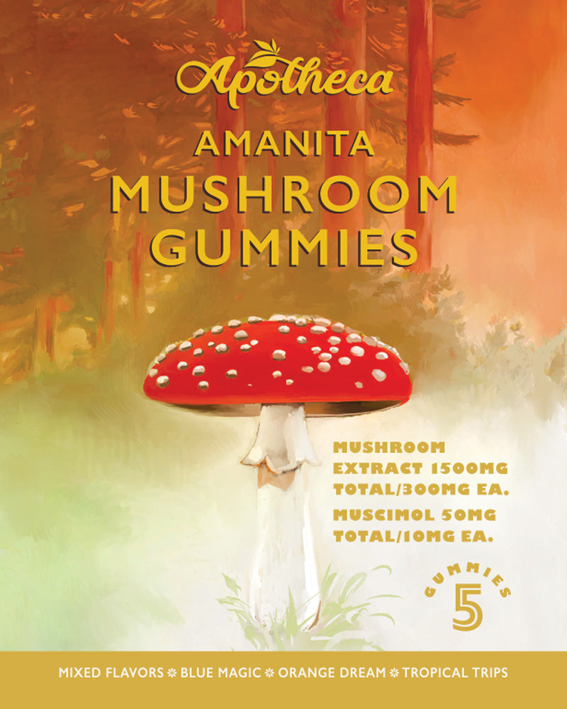 Apotheca Amanita Muscaria Mushrooms