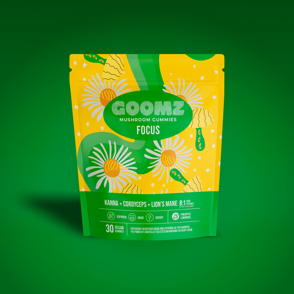 GOOMZ Focus Energy Gummies - Pineapple Lemonade